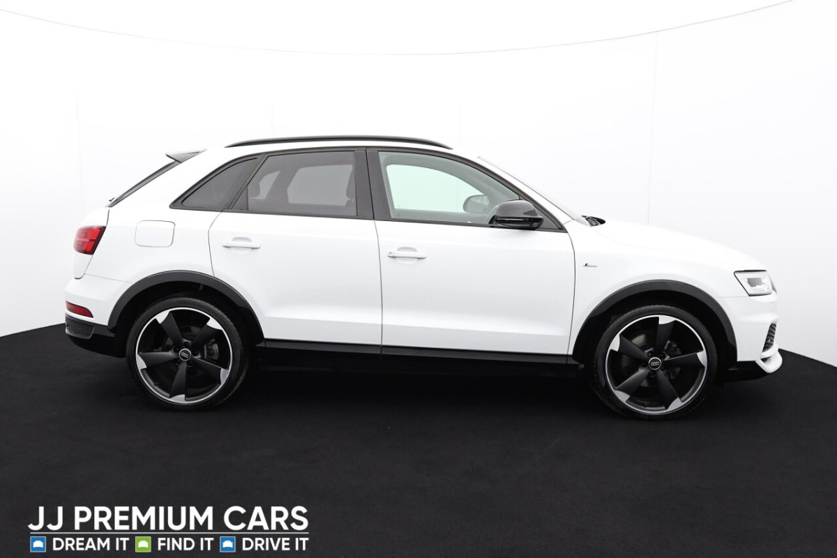 AUDI Q3 2.0 TFSI QUATTRO BLACK EDITION 5D 178 BHP F+R PARKING SENSORS, HEATED F SEA - 2017 - £19,000