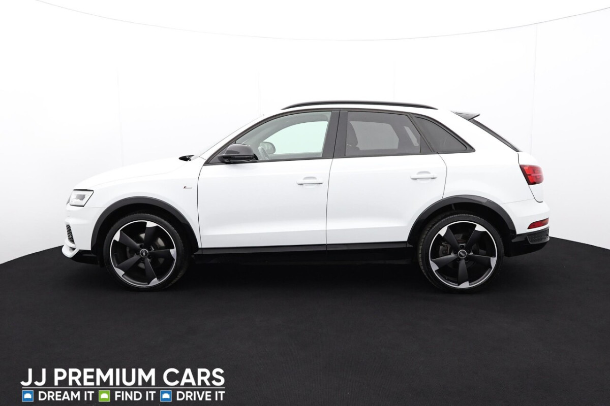 AUDI Q3 2.0 TFSI QUATTRO BLACK EDITION 5D 178 BHP F+R PARKING SENSORS, HEATED F SEA - 2017 - £19,000