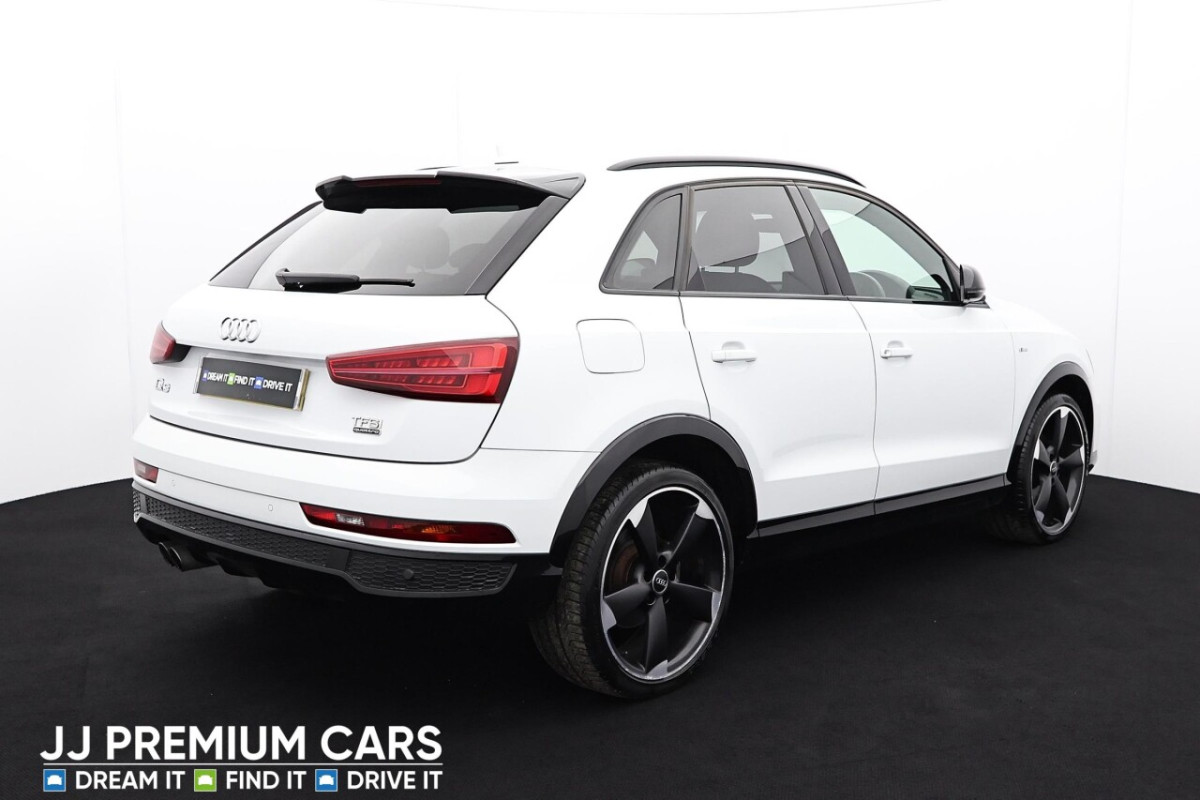 AUDI Q3 2.0 TFSI QUATTRO BLACK EDITION 5D 178 BHP F+R PARKING SENSORS, HEATED F SEA - 2017 - £19,000