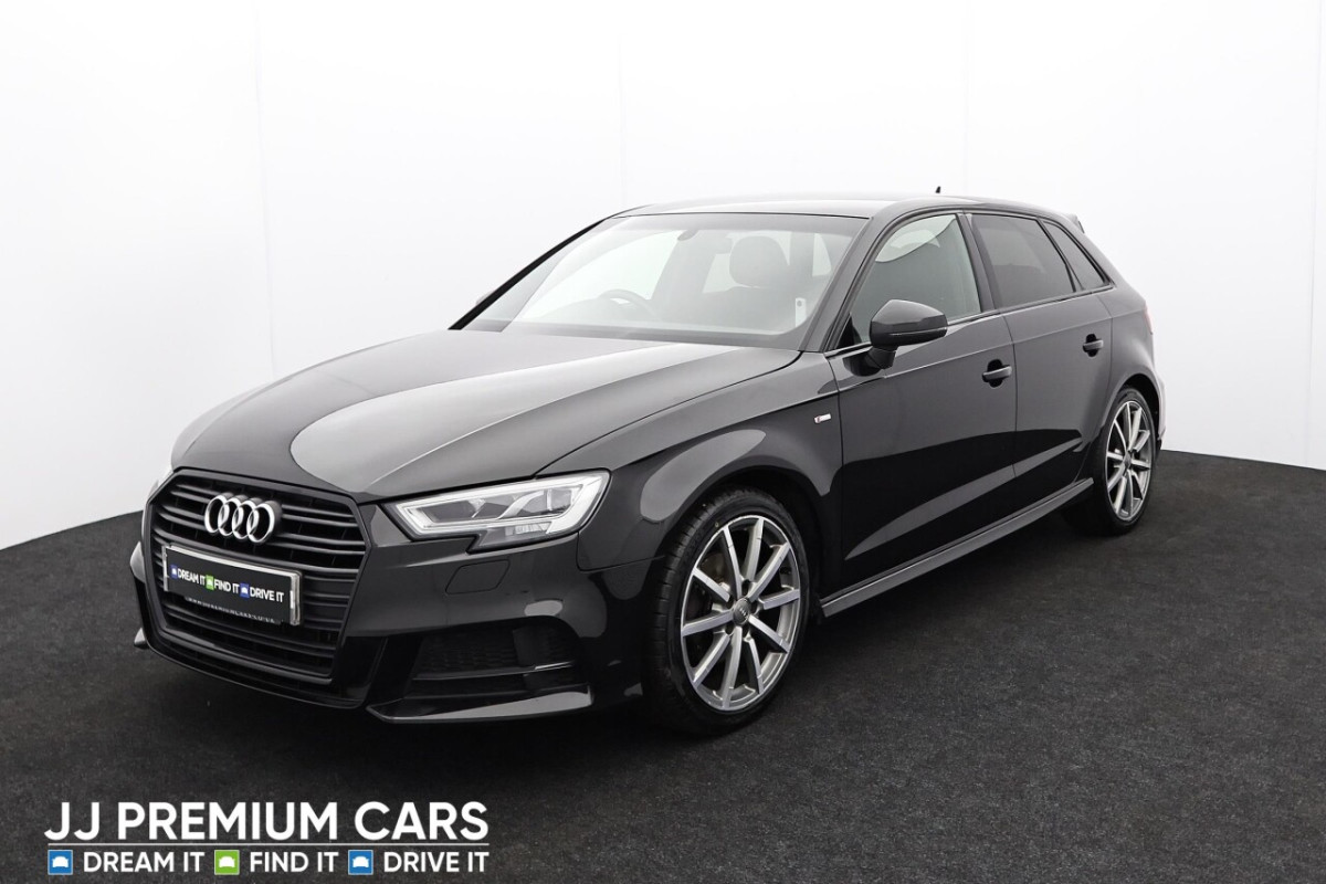 AUDI A3 1.5 TFSI COD BLACK EDITION SPORTBACK 5DR PETROL MANUAL EURO 6 (S/S) (150 PS - 2018 - £12,500