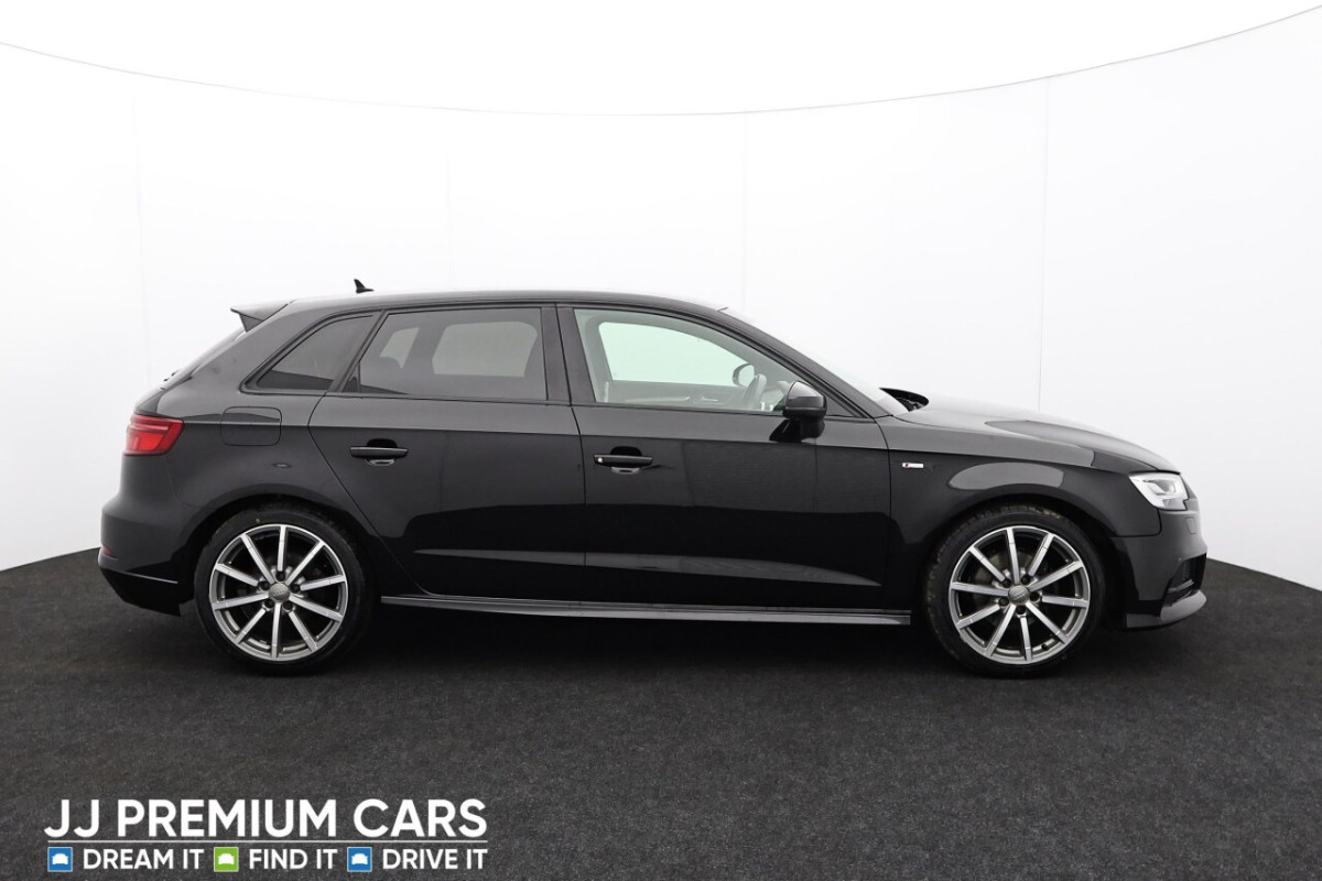 AUDI A3 1.5 TFSI COD BLACK EDITION SPORTBACK 5DR PETROL MANUAL EURO 6 (S/S) (150 PS - 2018 - £12,500