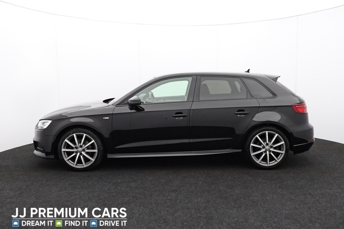 AUDI A3 1.5 TFSI COD BLACK EDITION SPORTBACK 5DR PETROL MANUAL EURO 6 (S/S) (150 PS - 2018 - £12,500