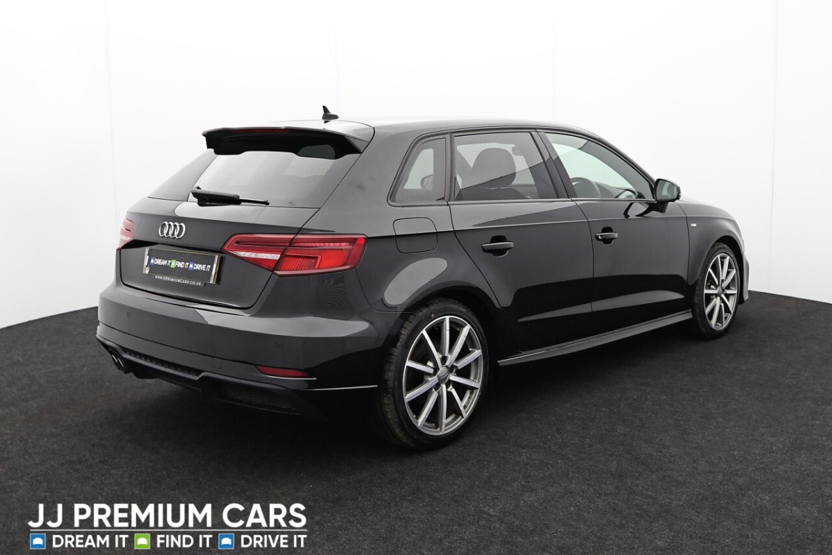 AUDI A3 1.5 TFSI COD BLACK EDITION SPORTBACK 5DR PETROL MANUAL EURO 6 (S/S) (150 PS - 2018 - £12,500