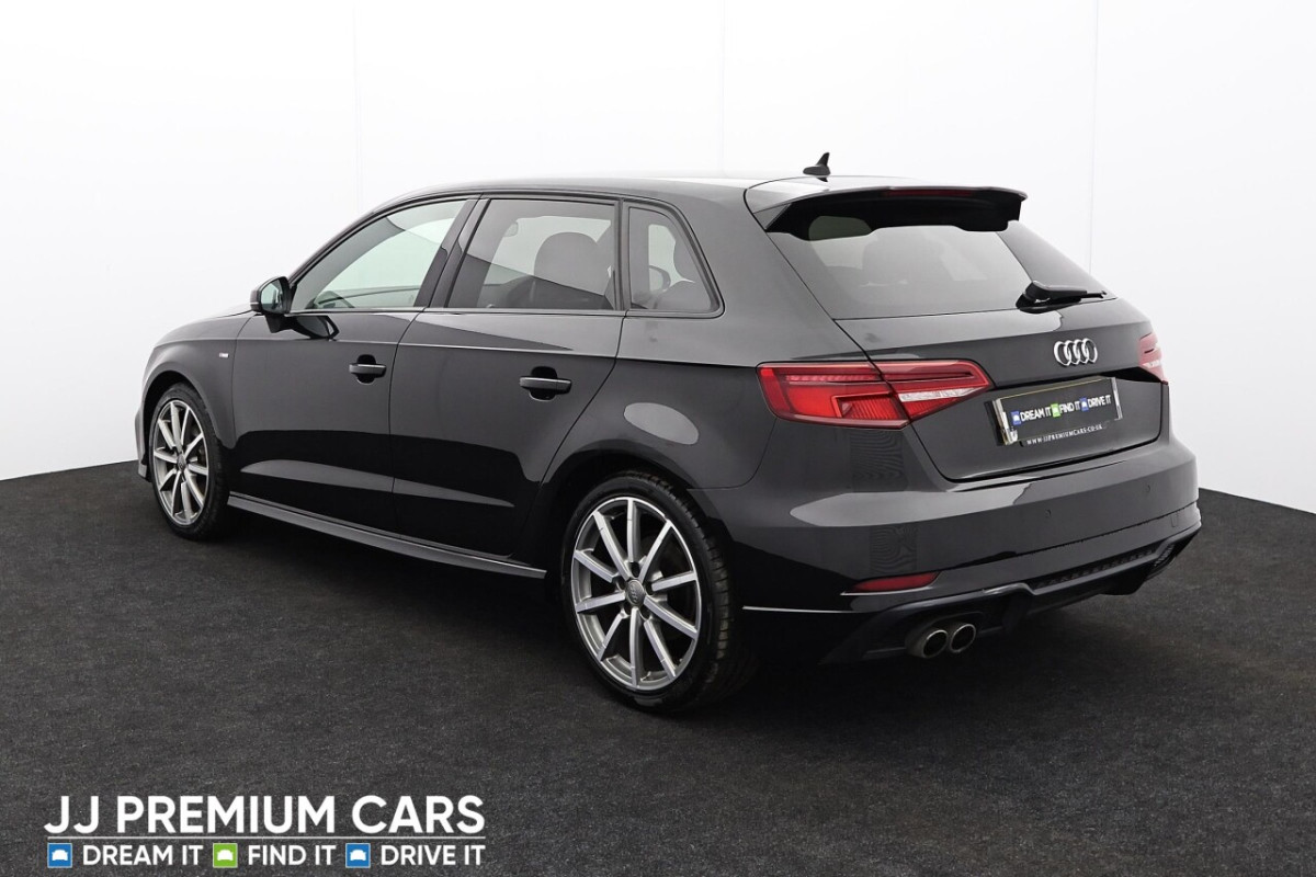 AUDI A3 1.5 TFSI COD BLACK EDITION SPORTBACK 5DR PETROL MANUAL EURO 6 (S/S) (150 PS - 2018 - £12,500