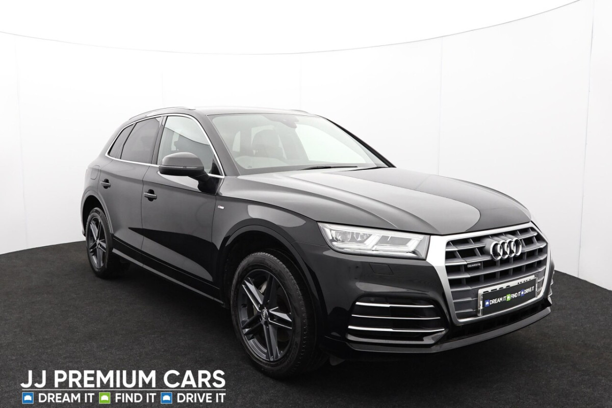 AUDI Q5 2.0 TDI QUATTRO S LINE 5D AUTO 188 BHP HEATED FRONT SEATS, DAB RADIO - 2018 - £22,380