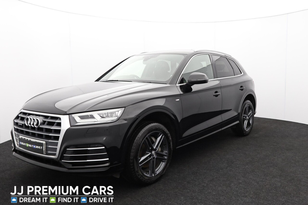 AUDI Q5 2.0 TDI QUATTRO S LINE 5D AUTO 188 BHP HEATED FRONT SEATS, DAB RADIO - 2018 - £22,380