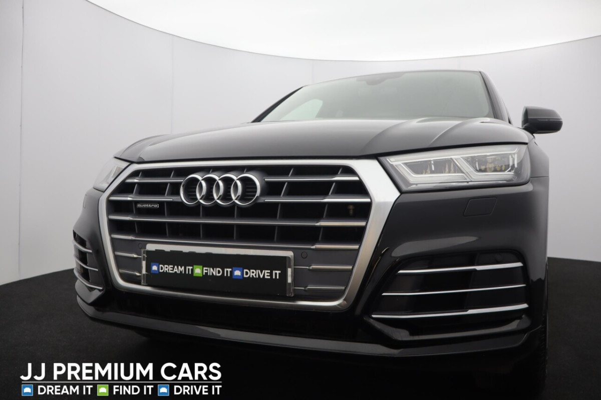 AUDI Q5 2.0 TDI QUATTRO S LINE 5D AUTO 188 BHP HEATED FRONT SEATS, DAB RADIO - 2018 - £22,380