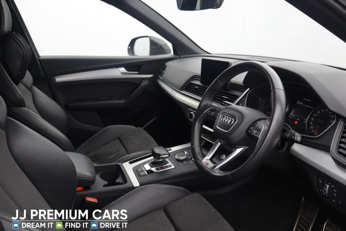 AUDI Q5 2.0 TDI QUATTRO S LINE 5D AUTO 188 BHP HEATED FRONT SEATS, DAB RADIO - 2018 - £22,380