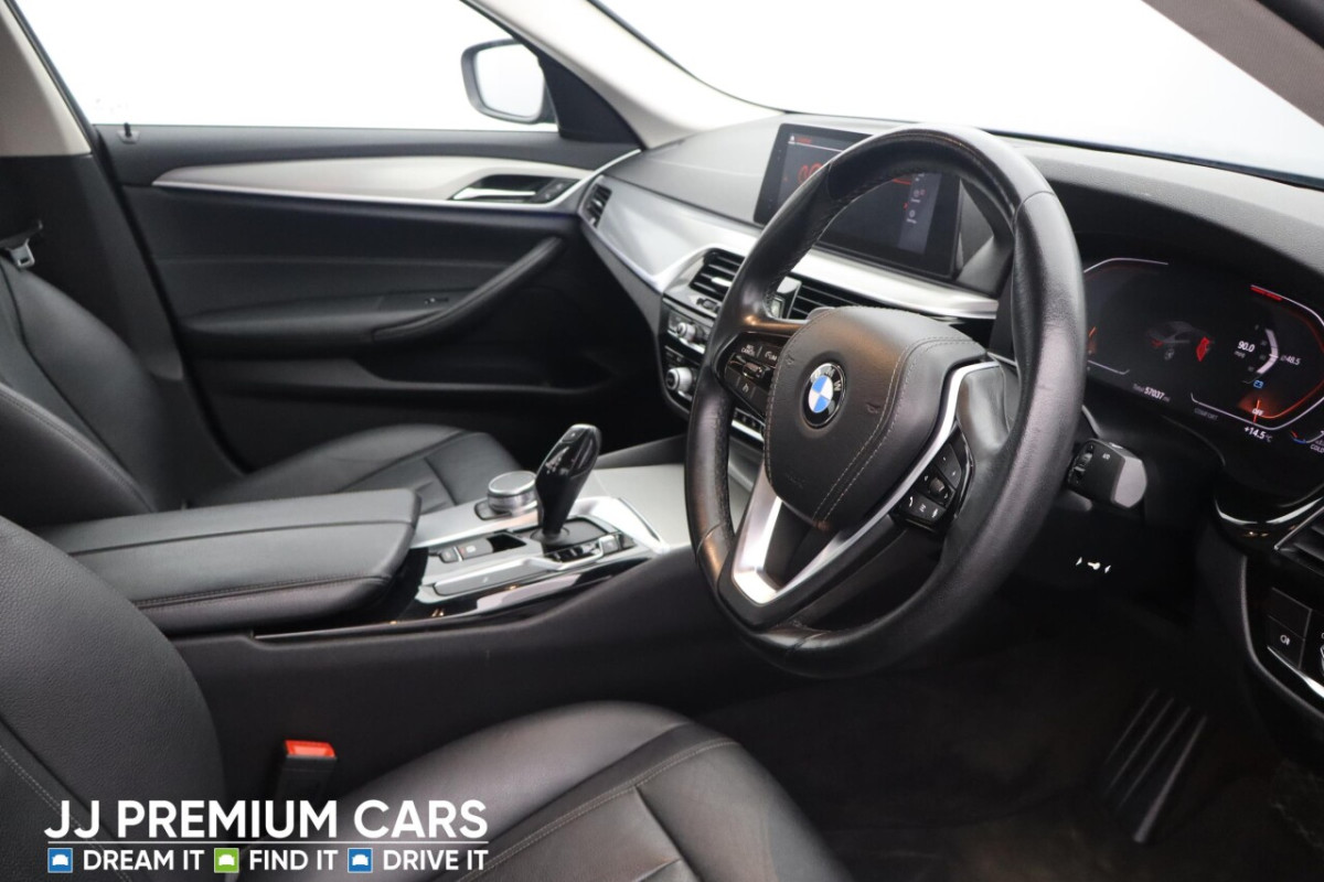 BMW 5 SERIES 2.0 520D SE SALOON 4DR DIESEL AUTO EURO 6 (S/S) (190 PS) EURO 6, F+R PARKIN - 2019 - £16,500