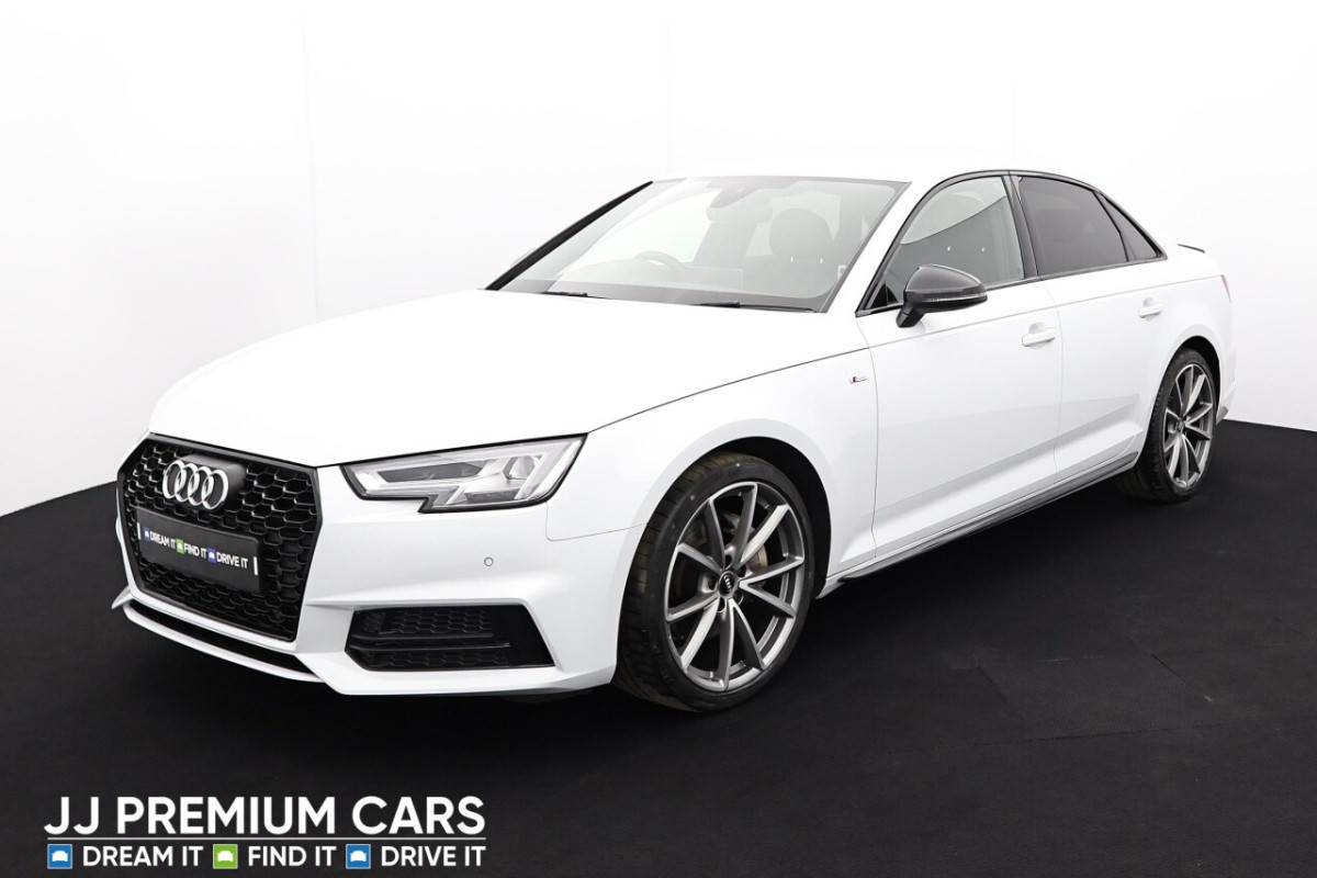 AUDI A4 2.0 TDI QUATTRO BLACK EDITION 4D AUTO 188 BHP BLUETOOTH, DAB, CRUISE CONTRO - 2018 - £17,750