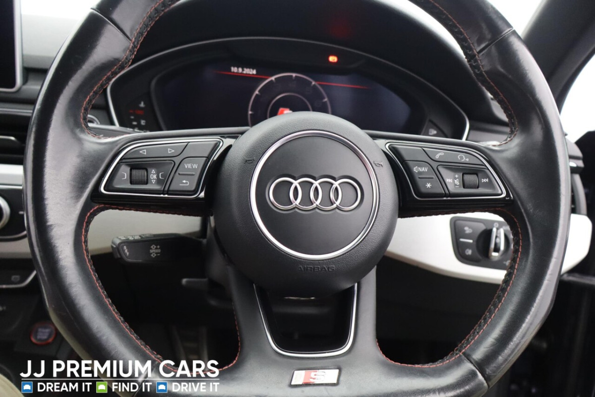 AUDI A4 3.0 TFSI S4 QUATTRO 4D 349 BHP CARPLAY - DIAMOND QUILTED LEATHER - 2017 - £22,500