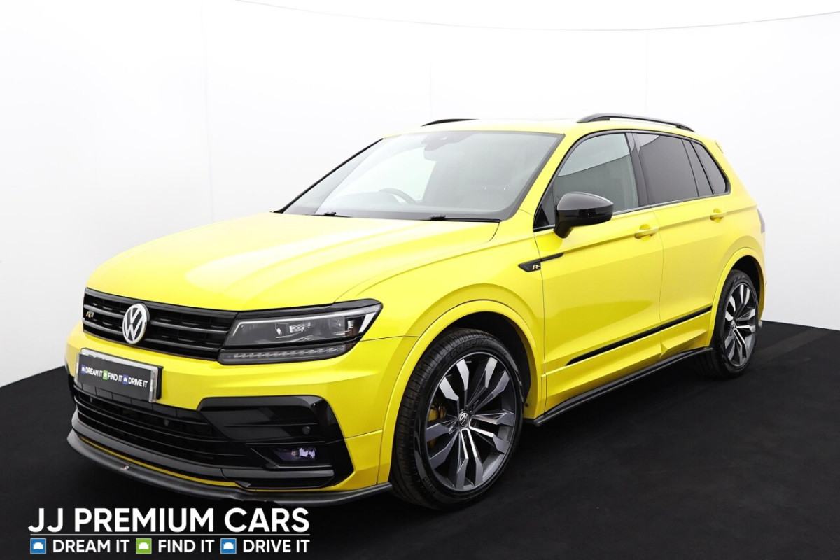 VOLKSWAGEN TIGUAN 2.0 R-LINE TDI BLUEMOTION TECHNOLOGY 4MOTION DSG 5D AUTO 237 BHP BLUETOOTH, - 2018 - £19,301