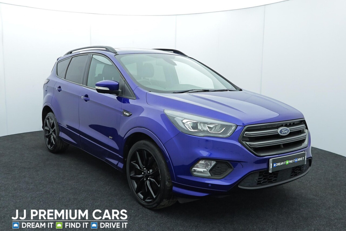 FORD KUGA 2.0 ST-LINE X TDCI 5D 177 BHP HEATED FRONT SEATS, F+R SENSORS - 2017 - £14,000