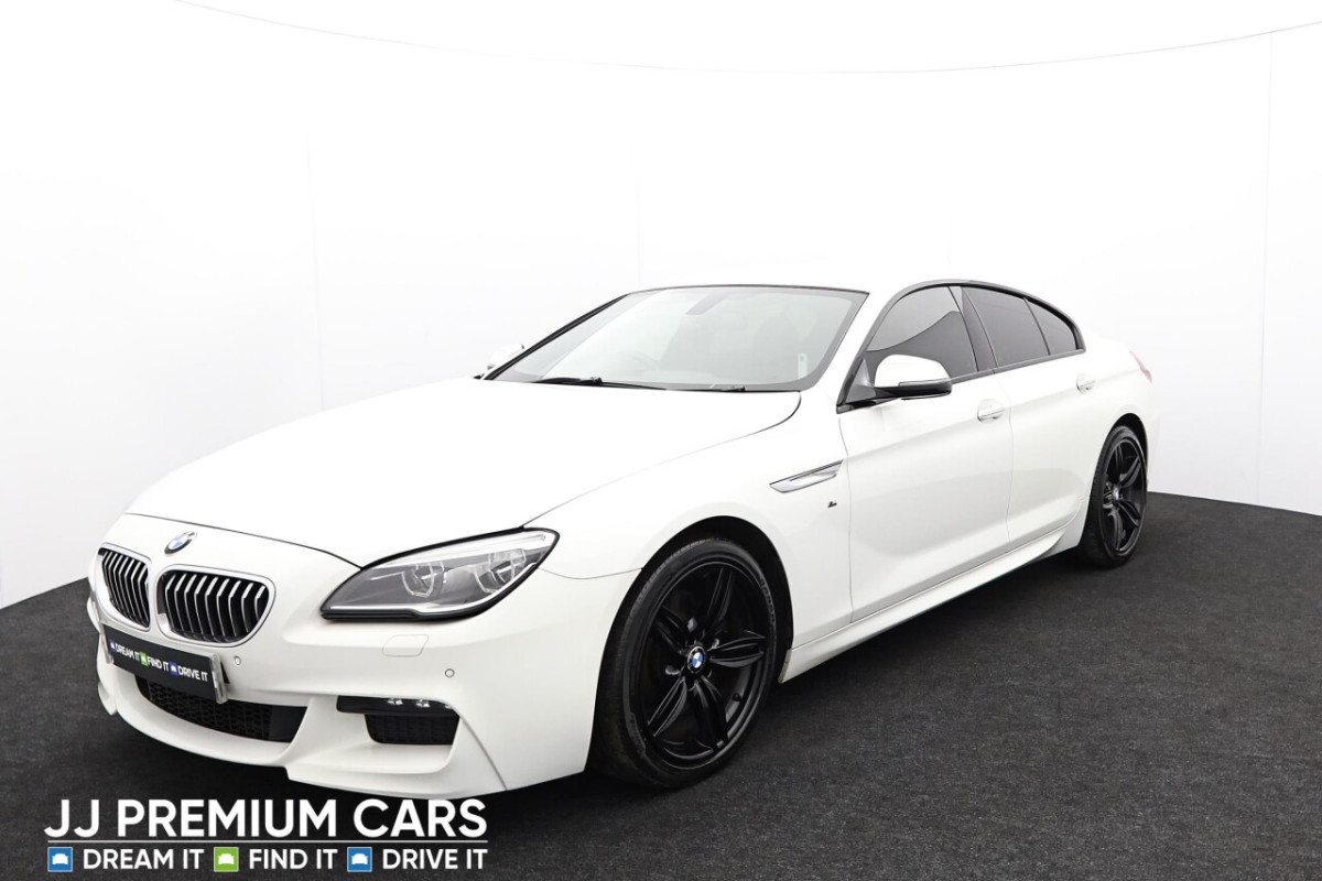 BMW 6 SERIES 3.0 640D M SPORT GRAN COUPE 4D AUTO 309 BHP HEATED FRONT SEATS, PRO NAV - 2017 - £15,301