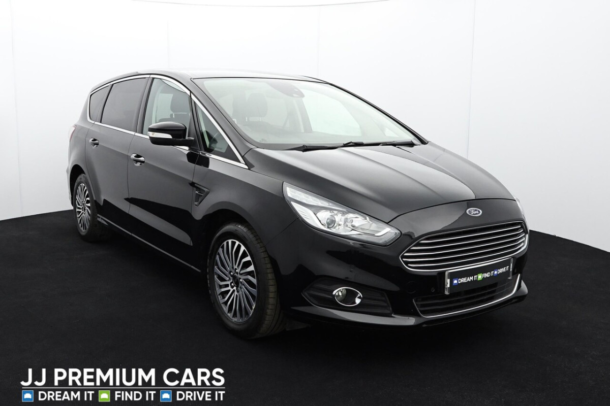 FORD S-MAX 2.0 TITANIUM ECOBLUE 5D 148 BHP F+R PARKING SENSORS, BLUETOOTH - 2019 - £14,801