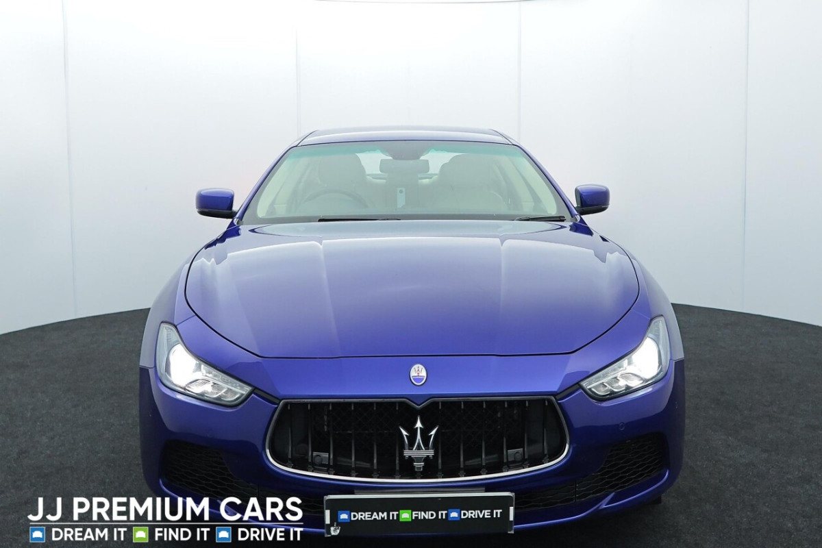 MASERATI GHIBLI 3.0 V6 SALOON 4DR PETROL ZF EURO 5 (330 PS) DAB, CRUISE CONTROL, VOICE CONT - 2014 - £12,000