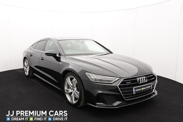 AUDI A7 3.0 SPORTBACK TFSI QUATTRO S LINE MHEV 5D AUTO 336 BHP REV CAM, WIRELESS CH