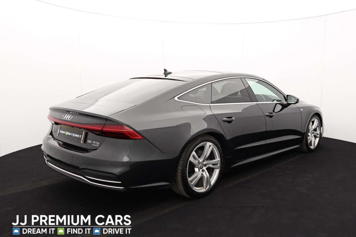 AUDI A7 3.0 SPORTBACK TFSI QUATTRO S LINE MHEV 5D AUTO 336 BHP REV CAM, WIRELESS CH - 2018 - £25,500