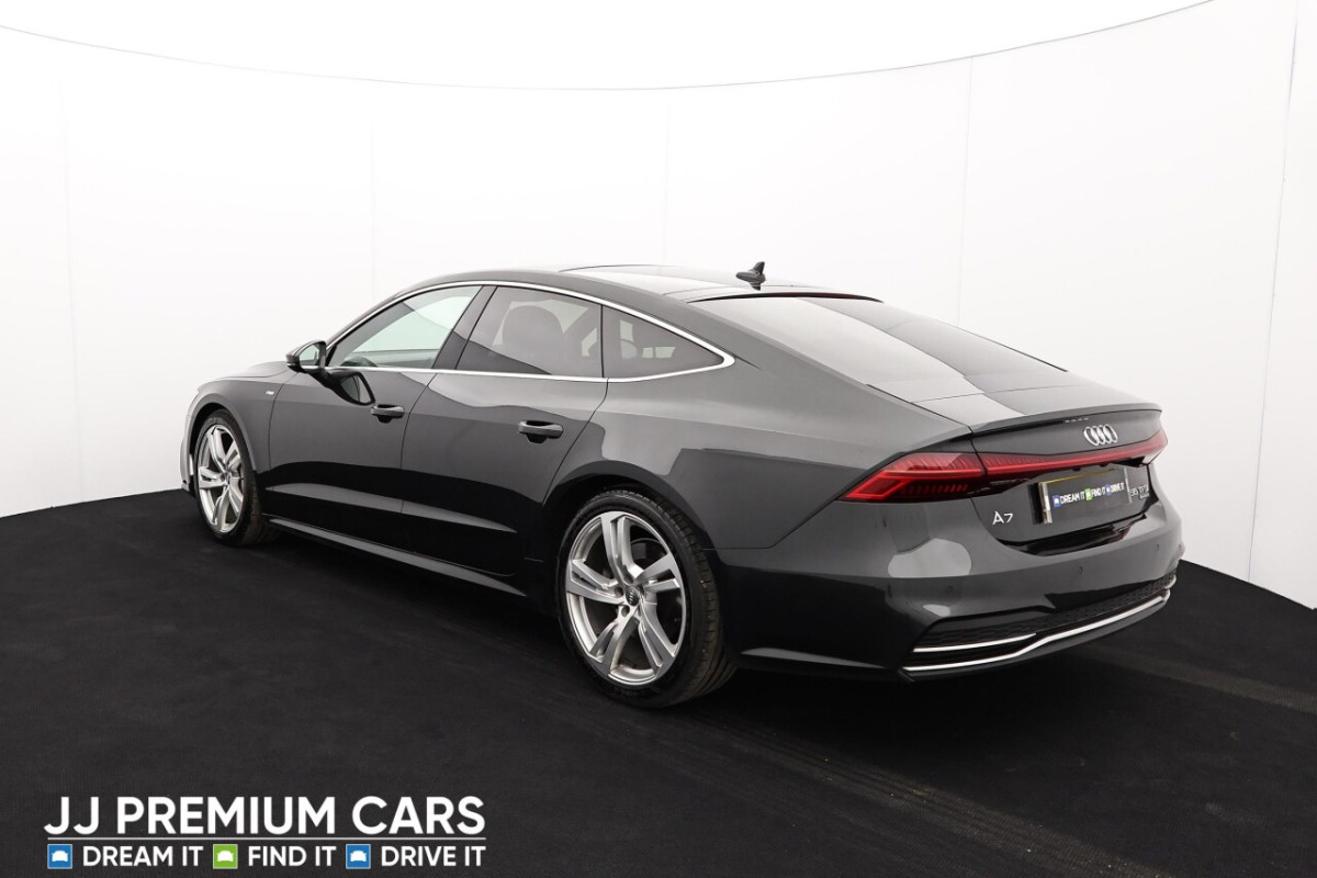 AUDI A7 3.0 SPORTBACK TFSI QUATTRO S LINE MHEV 5D AUTO 336 BHP REV CAM, WIRELESS CH - 2018 - £25,500