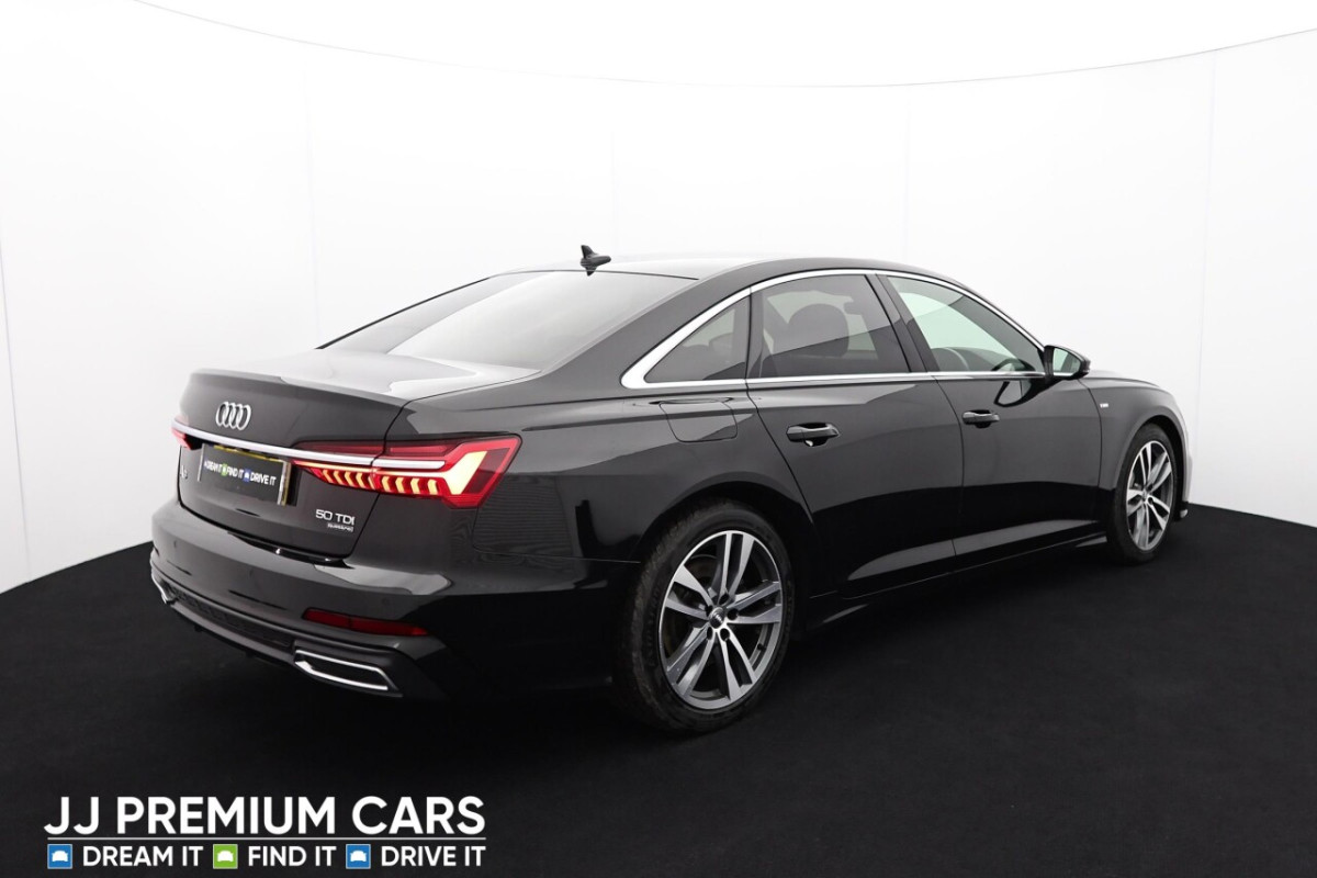 AUDI A6 3.0 TDI QUATTRO S LINE MHEV 4D 282 BHP SAT NAV, HEATED FRONT SEATS - 2019 - £19,500