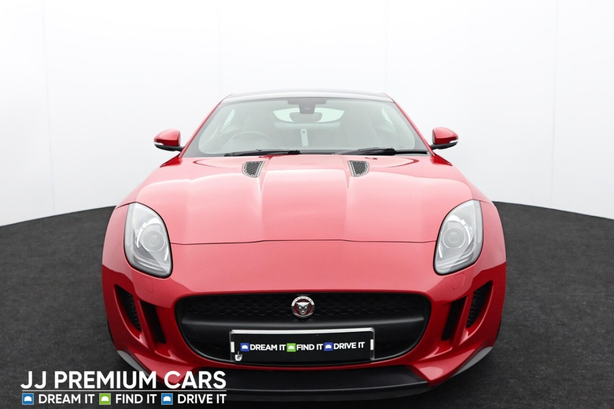 JAGUAR F-TYPE 3.0 V6 COUPE 2DR PETROL AUTO EURO 6 (S/S) (340 PS) PAN ROOF, VARIABLE SPORT - 2015 - £22,500