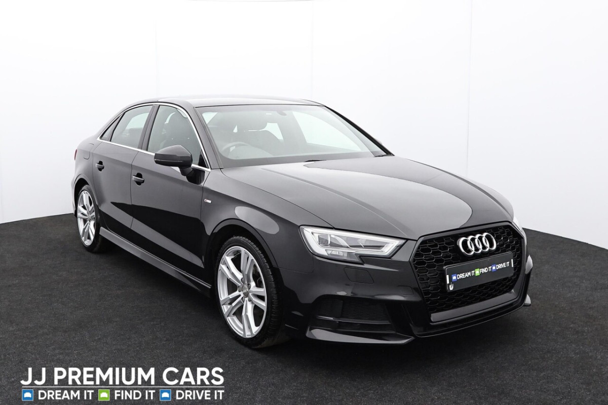 AUDI A3 1.5 TFSI S LINE 4D 148 BHP BLUETOOTH, DAB RADIO, VOICE CONTROL - 2019 - £14,500