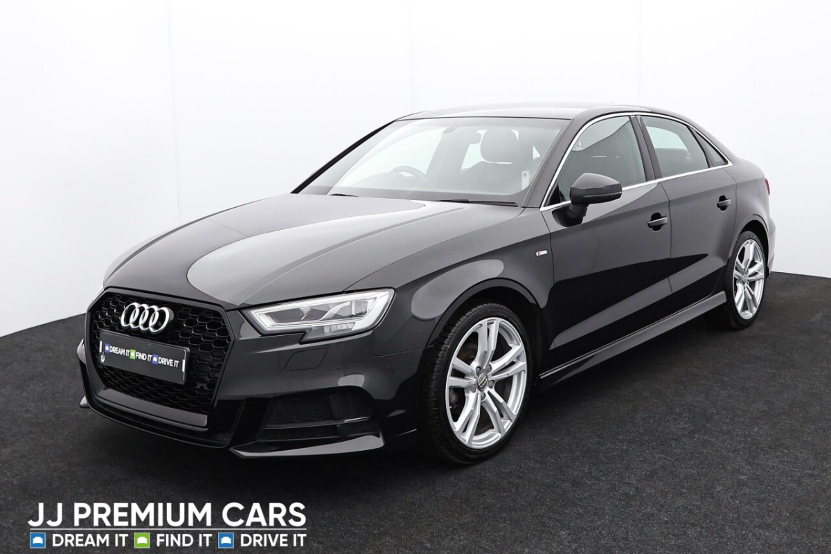 AUDI A3 1.5 TFSI S LINE 4D 148 BHP BLUETOOTH, DAB RADIO, VOICE CONTROL - 2019 - £14,500