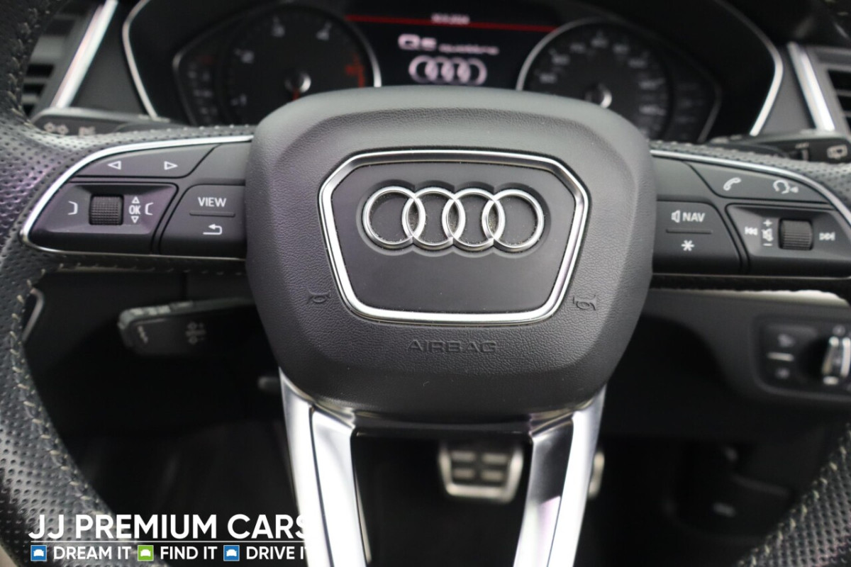 AUDI Q5 2.0 TDI QUATTRO S LINE 5D 188 BHP HEATED FRONT SEATS, BLUETOOTH, DAB - 2019 - £23,500