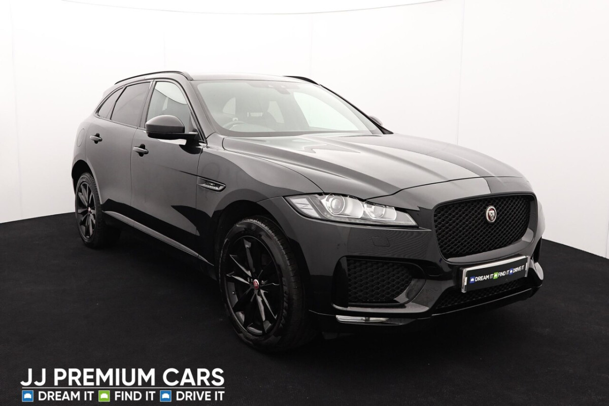 JAGUAR F-PACE 2.0 CHEQUERED FLAG AWD 5D 178 BHP APPLE CAR PLAY + ANDROID AUTO, DAB - 2021 - £21,500