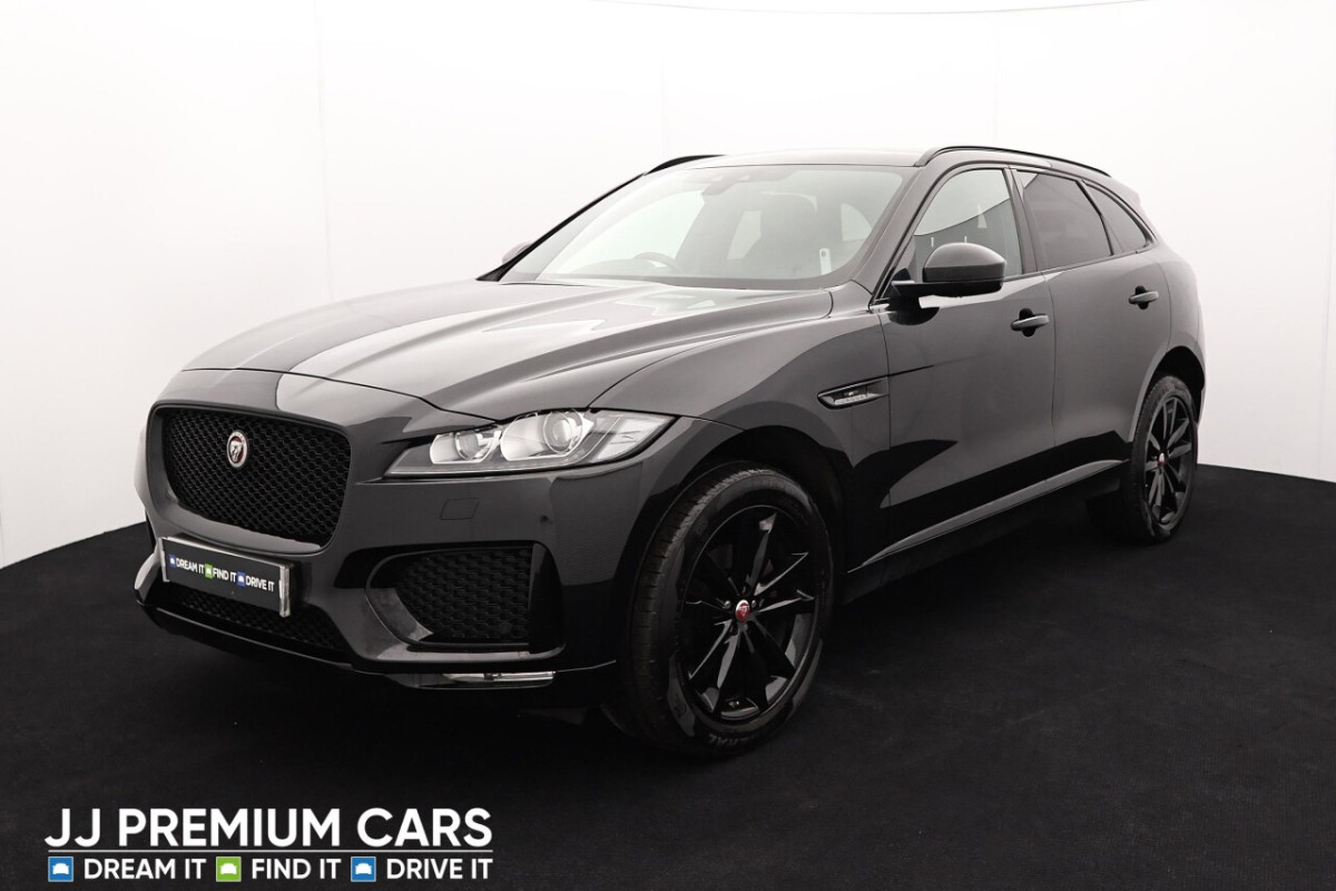 JAGUAR F-PACE 2.0 CHEQUERED FLAG AWD 5D 178 BHP APPLE CAR PLAY + ANDROID AUTO, DAB - 2021 - £21,500