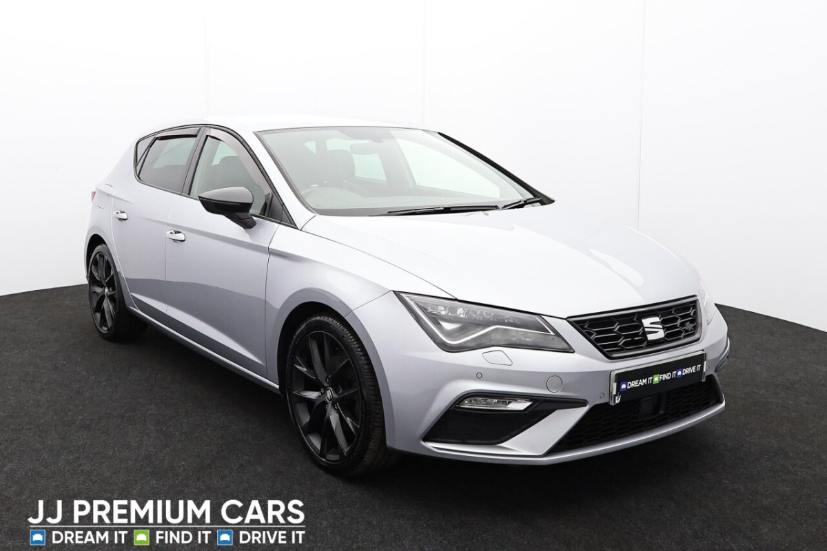 SEAT LEON 1.5 TSI EVO FR BLACK EDITION 5D 148 BHP F+R PARKING SENSORS, BLUETOOTH - 2020 - £12,500