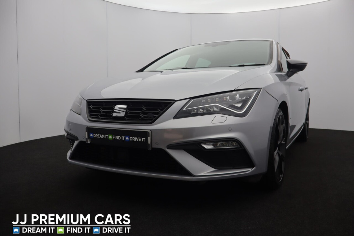 SEAT LEON 1.5 TSI EVO FR BLACK EDITION 5D 148 BHP F+R PARKING SENSORS, BLUETOOTH - 2020 - £12,500